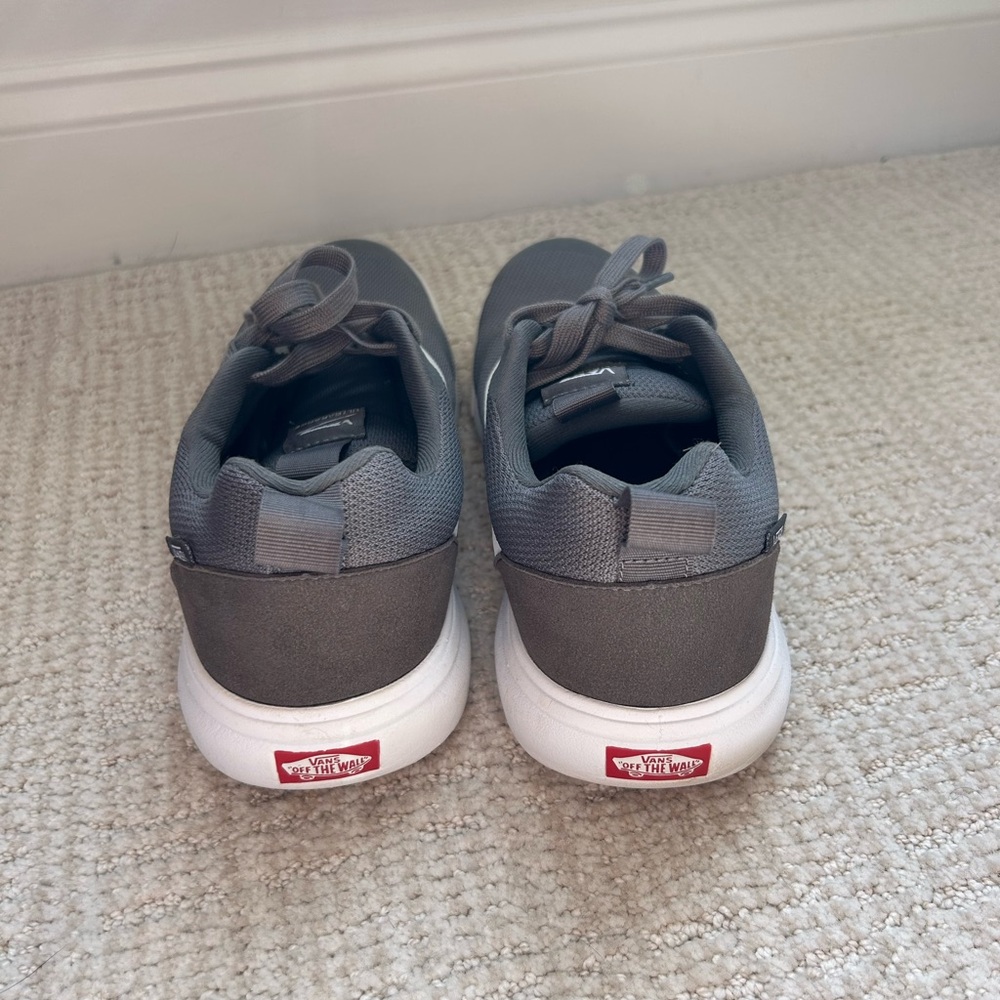 Vans Men's Gray and White Sneakers - Picture 4 of 6